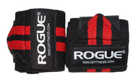 Muñequeras Fitness Negras/Rojas | Muñequeras Rogue Fitness (Negro/Rojo 12